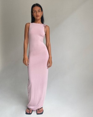 Women's Motel Rocks Elinor Maxi Dress Pink | BYQ4034KW