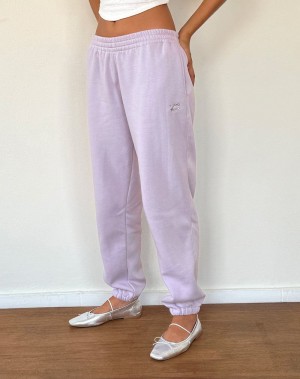 Women's Motel Rocks Em Joggers Purple Grey | KAJ8268LG