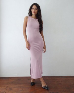 Women's Motel Rocks Flo Maxi Dress Light Purple | XUB5480DE