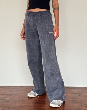 Women's Motel Rocks Loose Joggers Black White | OGY9011HJ