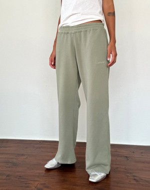 Women's Motel Rocks Loose Joggers White | FKY4919OD