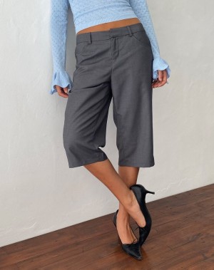 Women's Motel Rocks Tuni Capri Trousers Grey | YFI1175IL