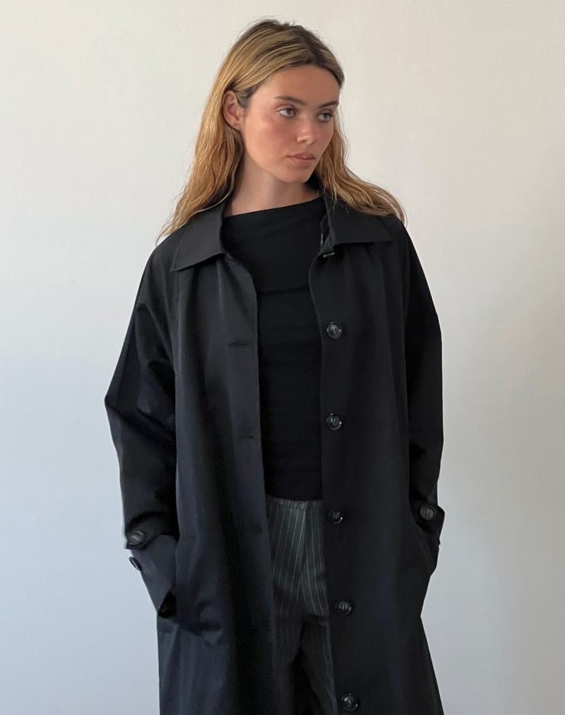 Women's Motel Rocks Assa Trench Coat Black | LGH3321FW