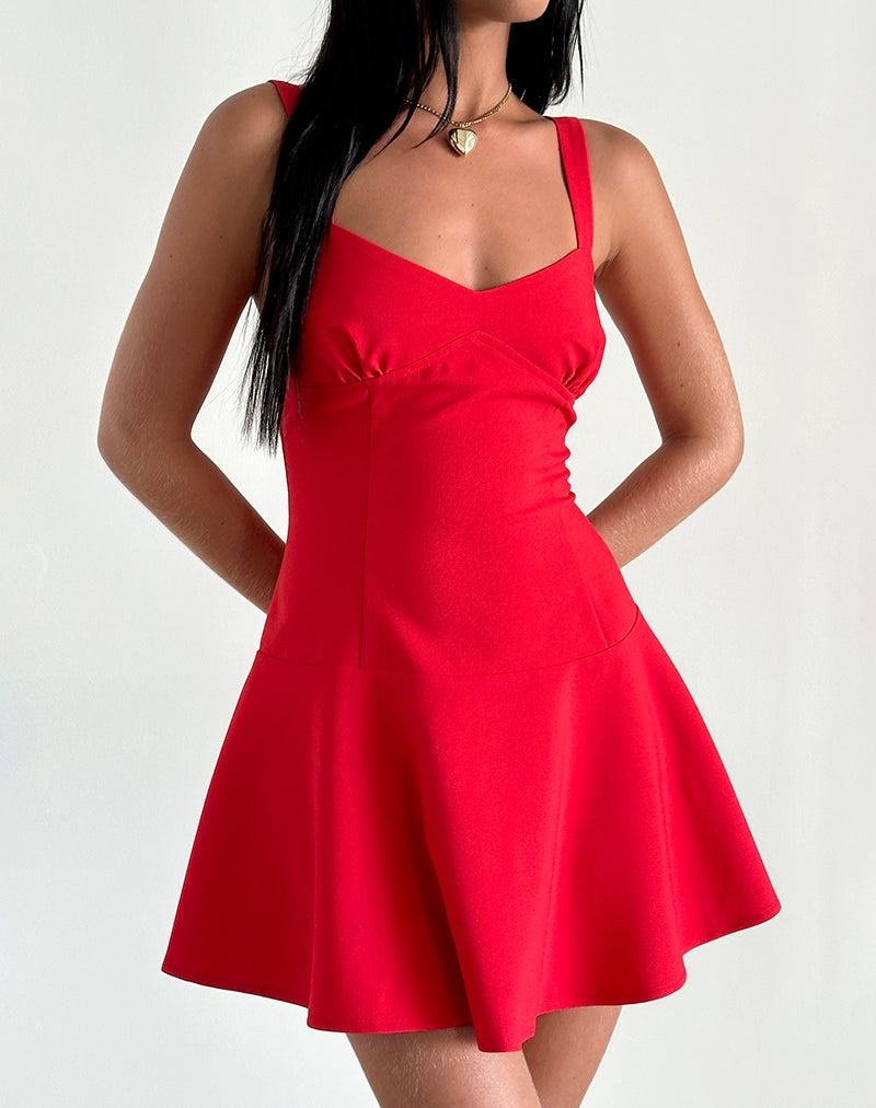 Women's Motel Rocks Audra Mini Dress Red | QMI7185AF