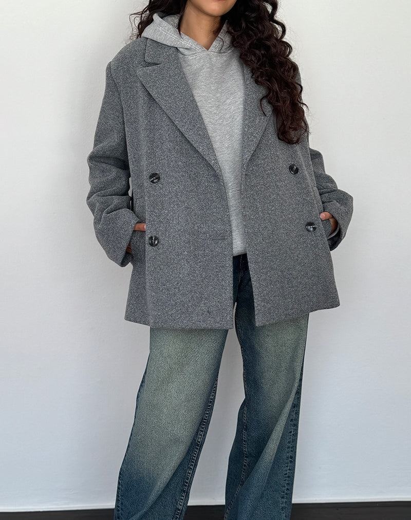 Women's Motel Rocks Binaiya Oversized Blazers Grey | TOS621VZ