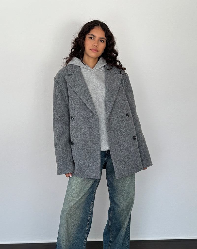 Women\'s Motel Rocks Binaiya Oversized Blazers Grey | TOS621VZ