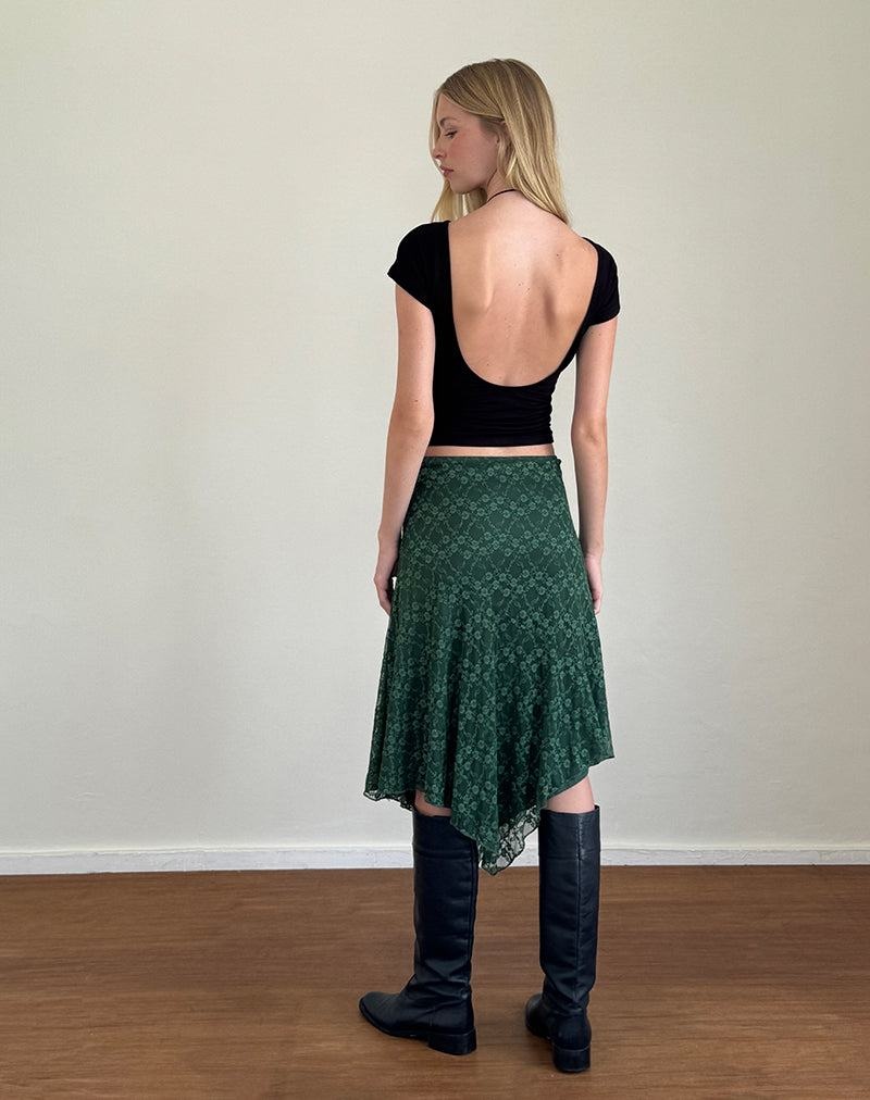 Women's Motel Rocks Cinta Midi Skirts Green | ZPD5450FJ