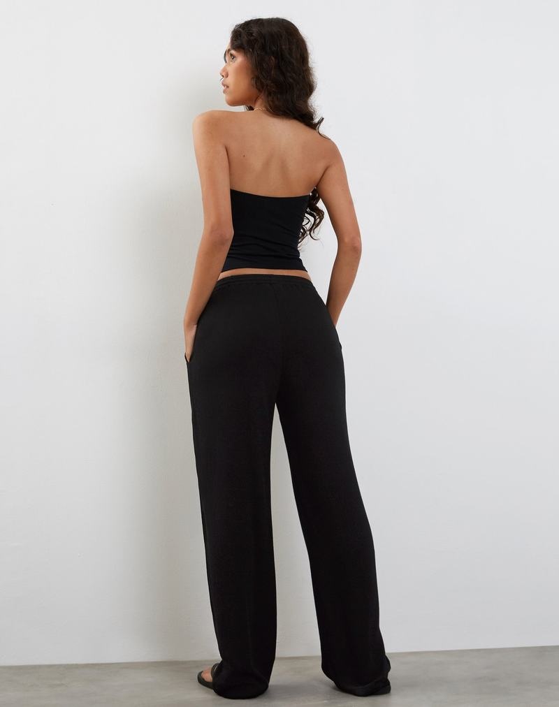 Women's Motel Rocks Cisa Wide Leg Trousers Black | ARM7557JS