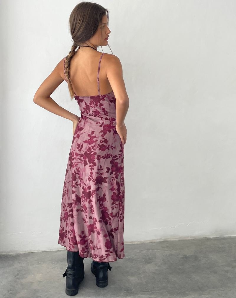 Women's Motel Rocks Coya Maxi Dress Red | LKU1929ZQ