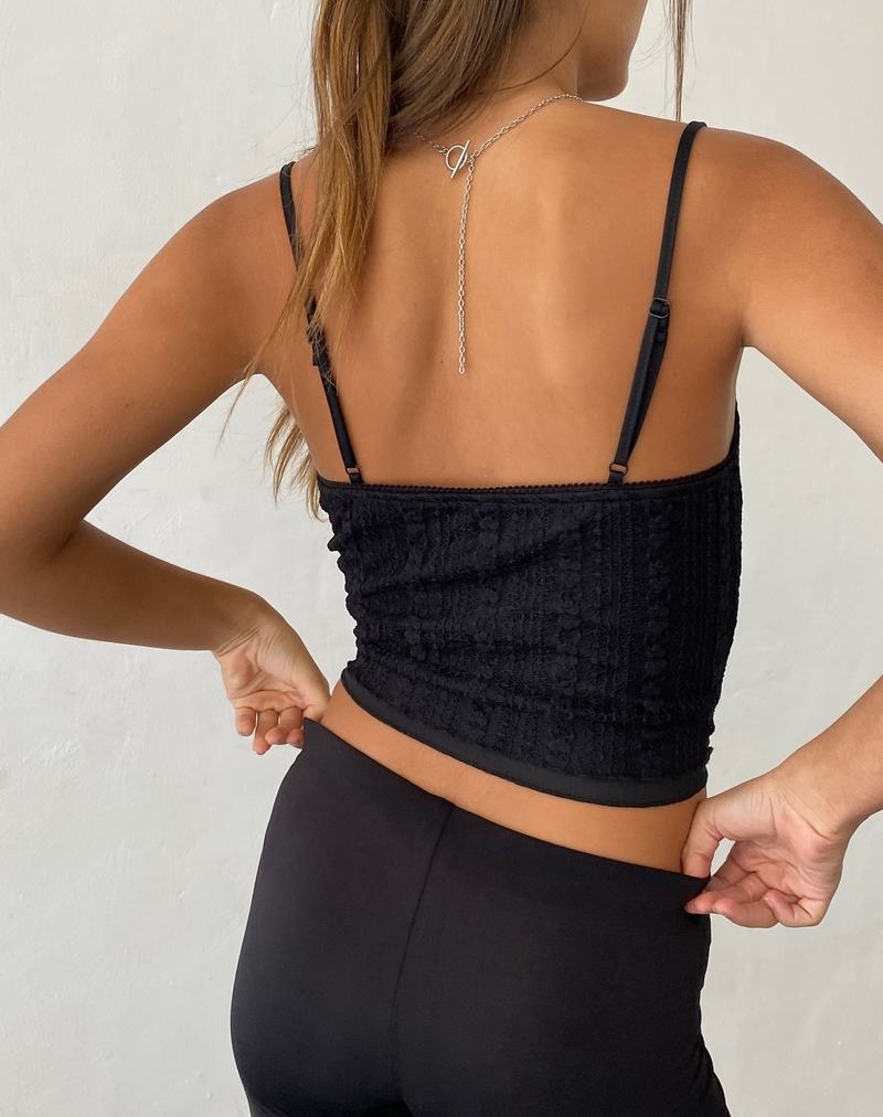 Women's Motel Rocks Deska Cami Tank Top Black | ZAJ245NA