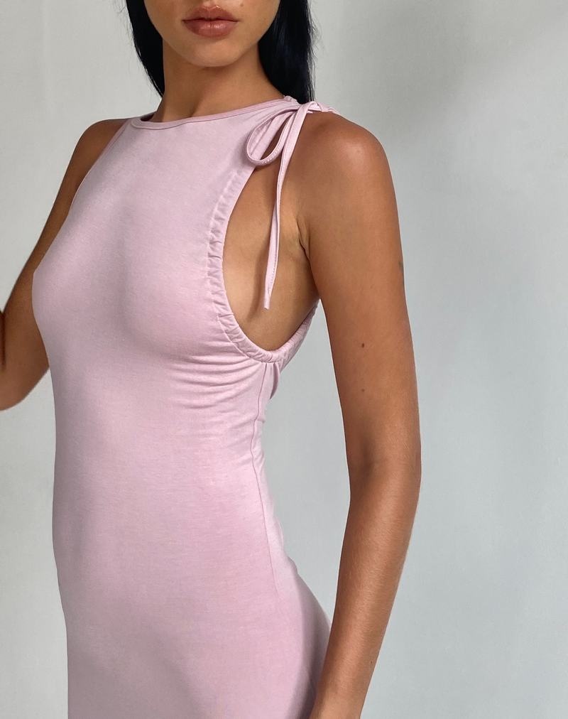 Women's Motel Rocks Elinor Maxi Dress Pink | BYQ4034KW