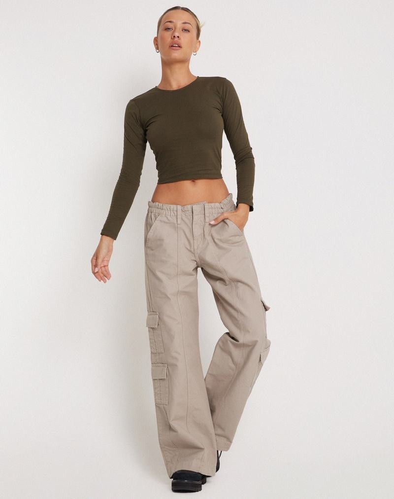 Women's Motel Rocks Hansa Cargo Trousers Grey | RET779FT