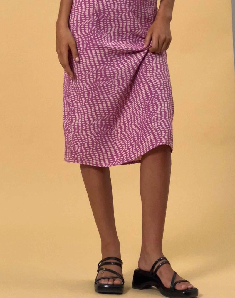 Women's Motel Rocks Harriet Midi Skirts Purple | ZLP4093AR