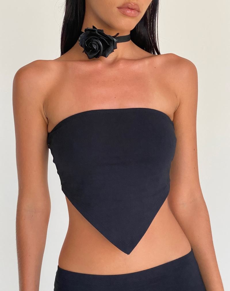 Women's Motel Rocks Ladshe Bandeau Black | JTI292RI