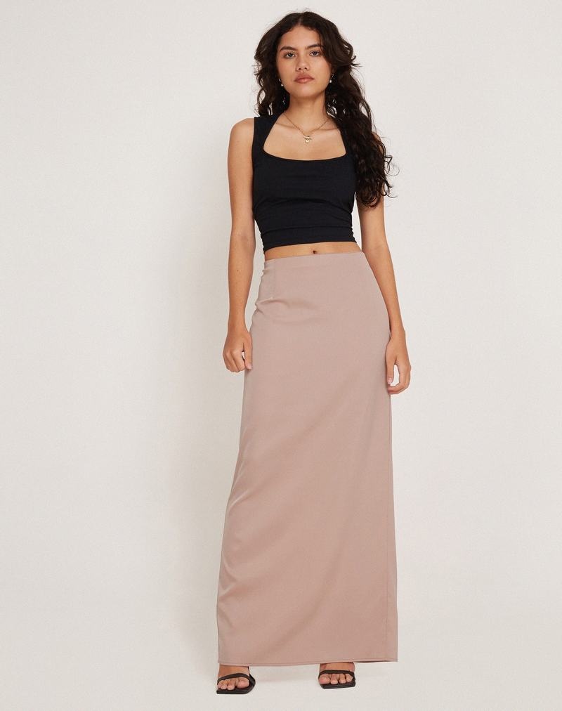 Women\'s Motel Rocks Layla Maxi Skirts Pink | TPO8742TD