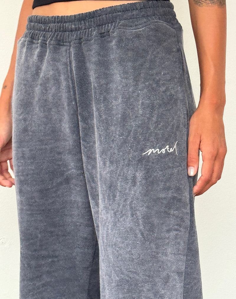 Women's Motel Rocks Loose Joggers Black White | OGY9011HJ