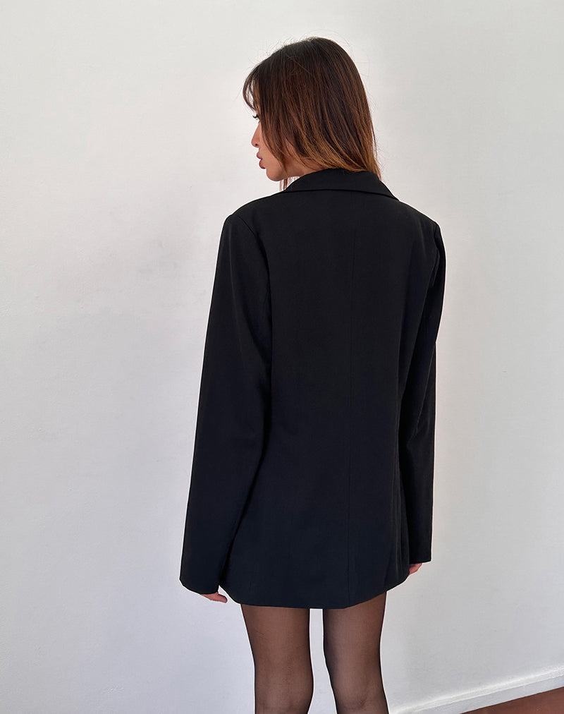 Women's Motel Rocks Malana Slim Fit Blazers Black | JPH488TY