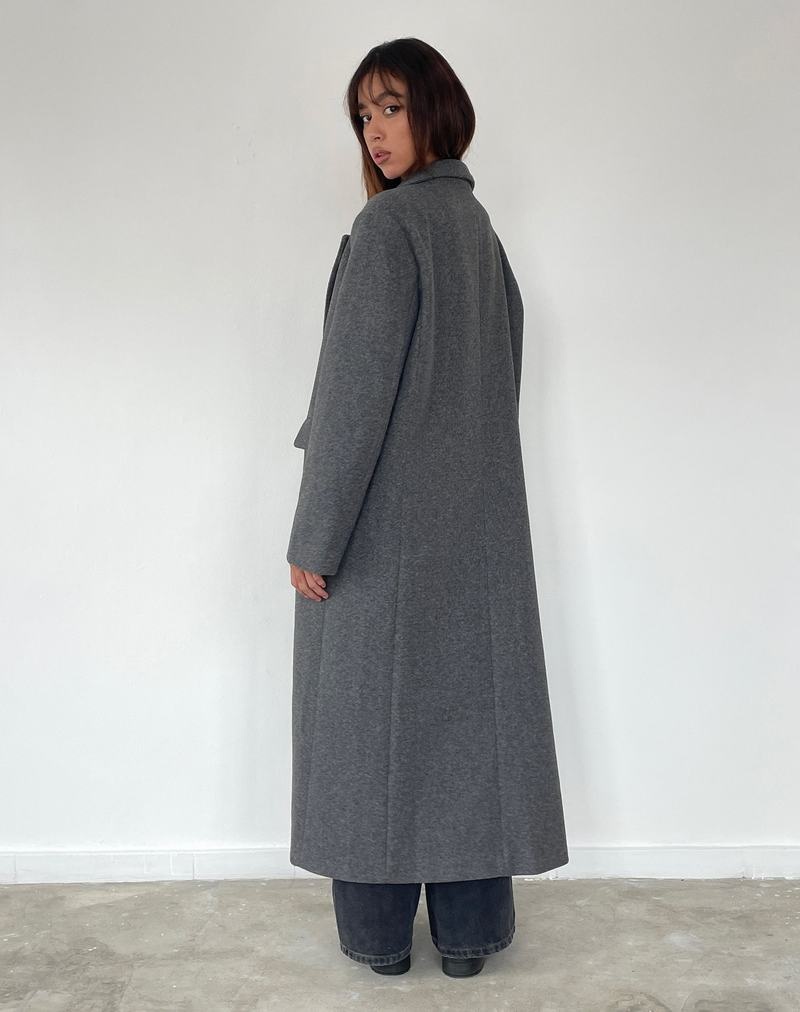 Women's Motel Rocks Malati Longline Coats Grey | LET9079FF