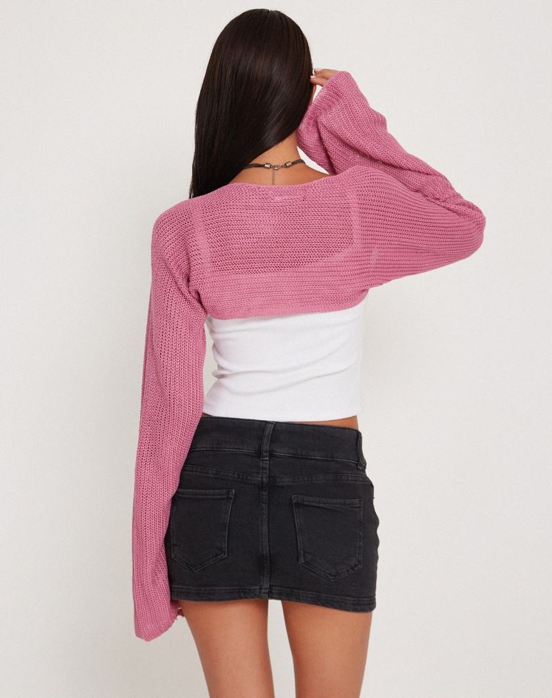 Women's Motel Rocks Nobila Shrug Jumpers Pink | CGR2020DX