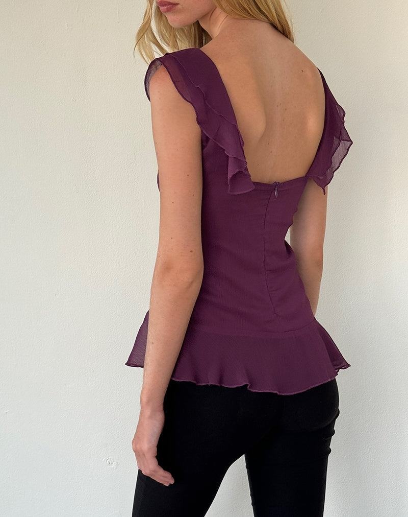 Women's Motel Rocks Piro Vest Purple | OLW212VJ