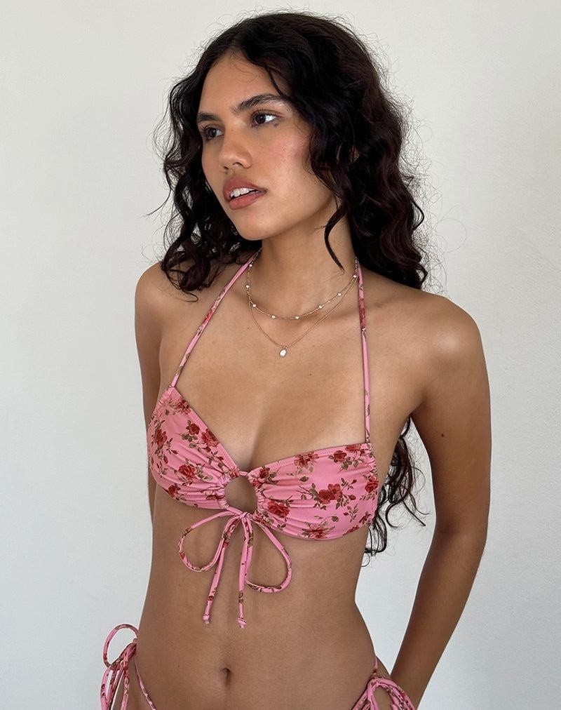 Women's Motel Rocks Ricoa Bikini Tops Pink | FBV6736CD