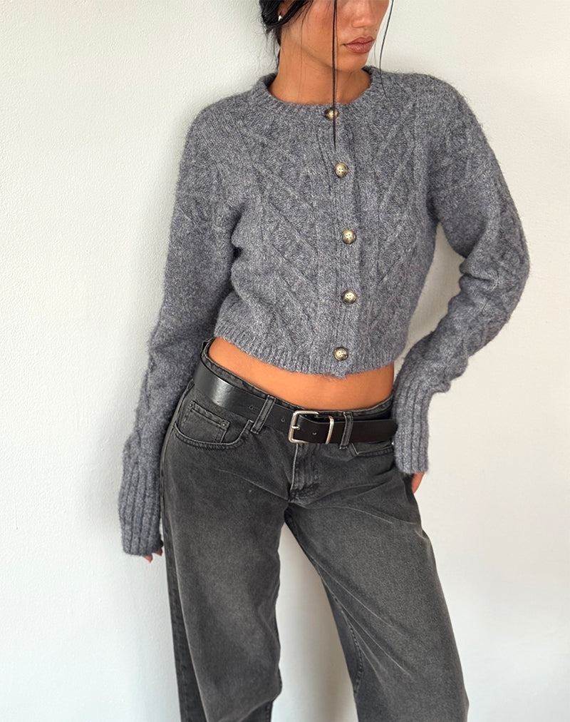 Women's Motel Rocks Rigel Cardigan Grey | NOF297LF