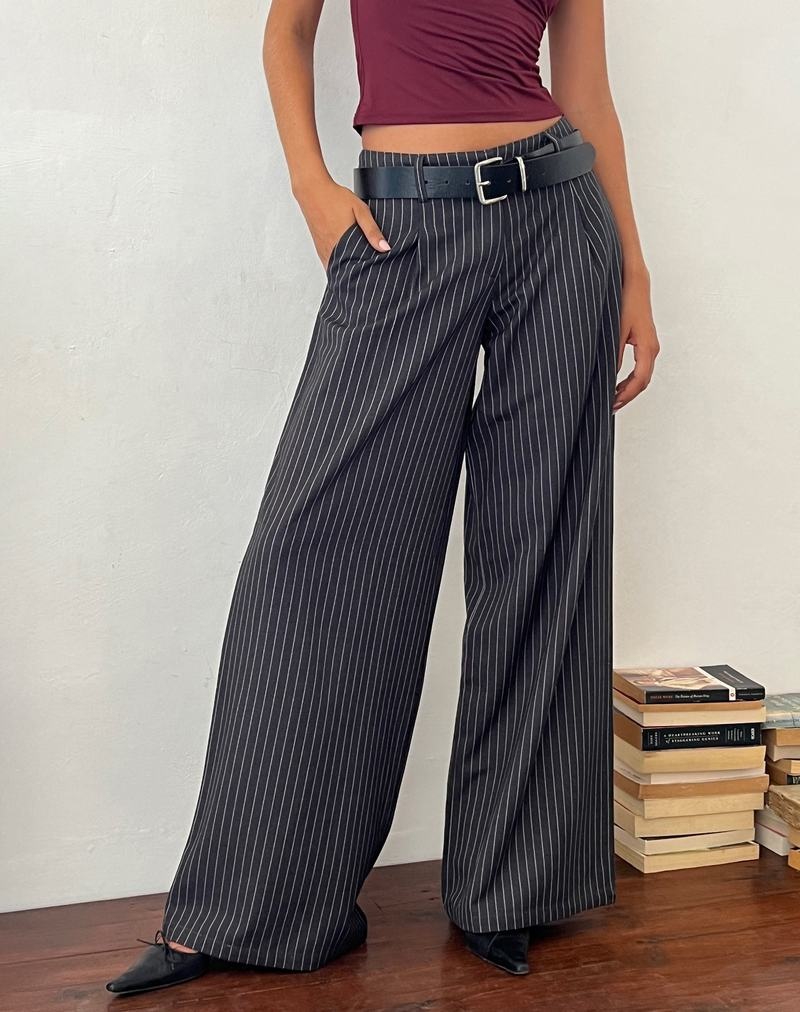 Women\'s Motel Rocks Sagawa Tailored Trousers Dark Grey | LOK4528WC