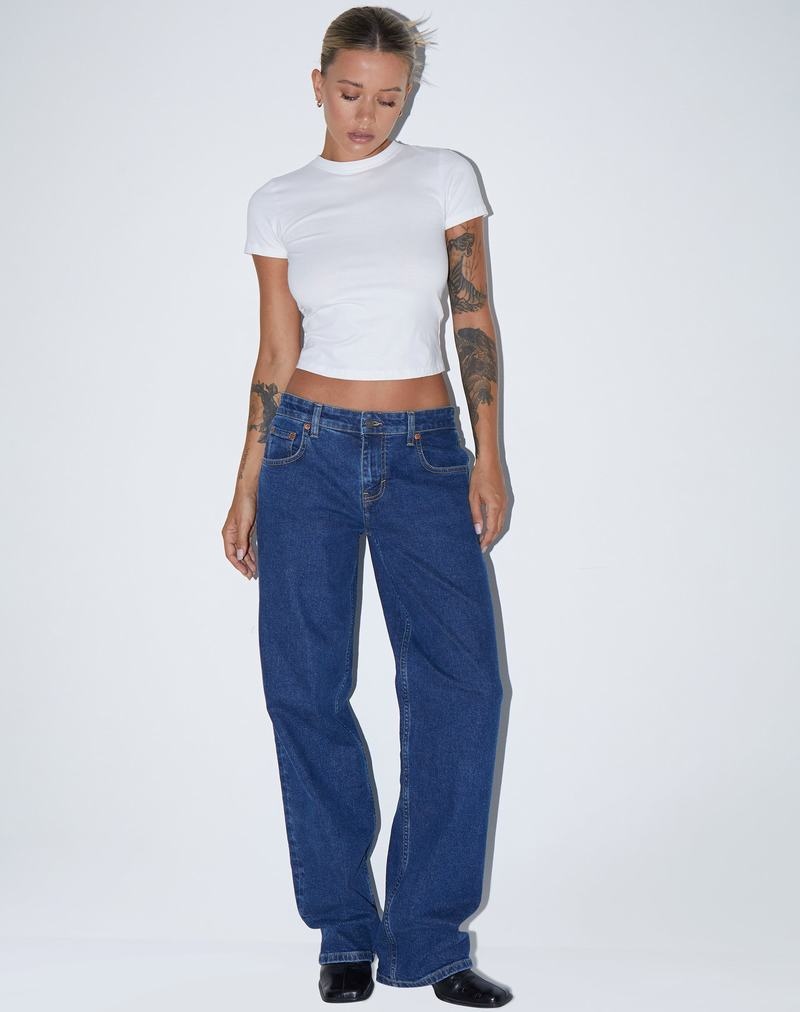 Women's Motel Rocks Surtie Cropped Tops White | DDP19TY