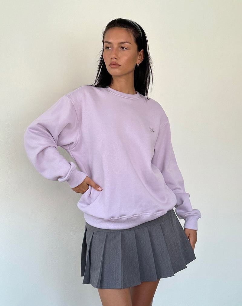 Women's Motel Rocks Tillie Jumpers Purple Grey | ITZ4058PO