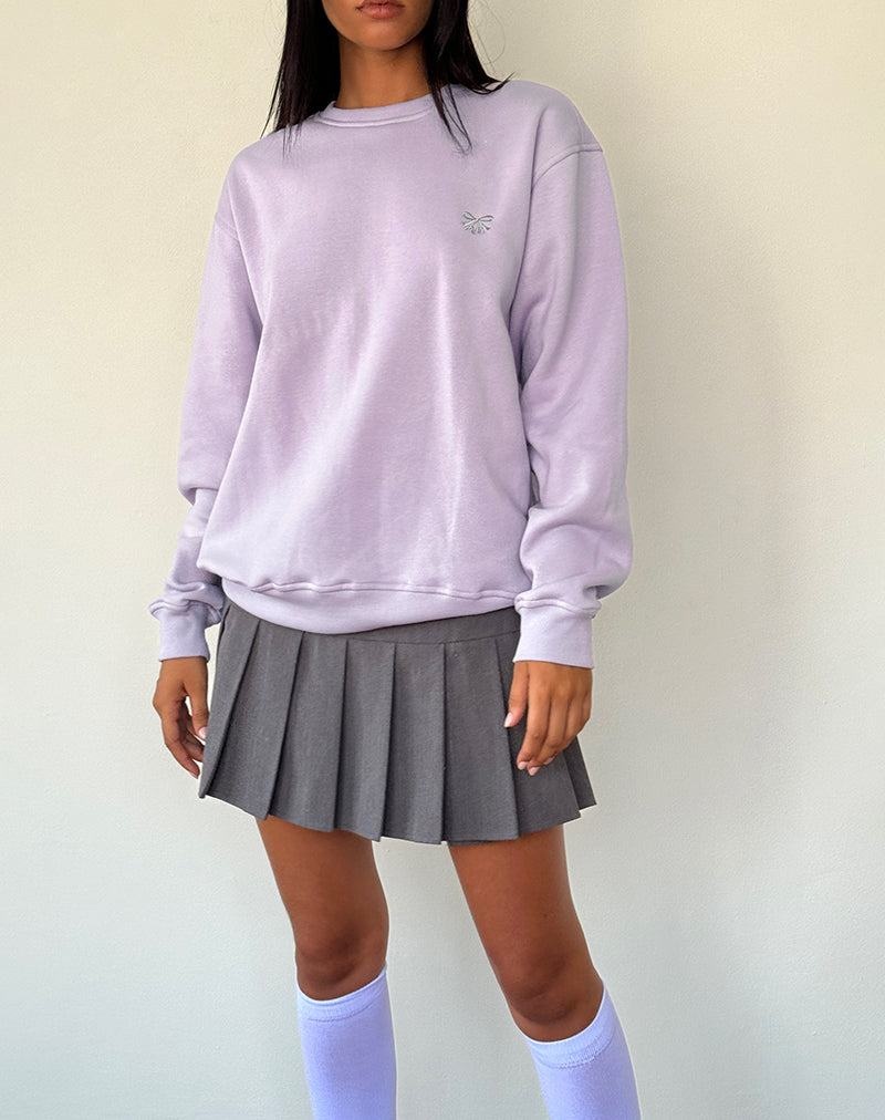 Women's Motel Rocks Tillie Jumpers Purple Grey | ITZ4058PO