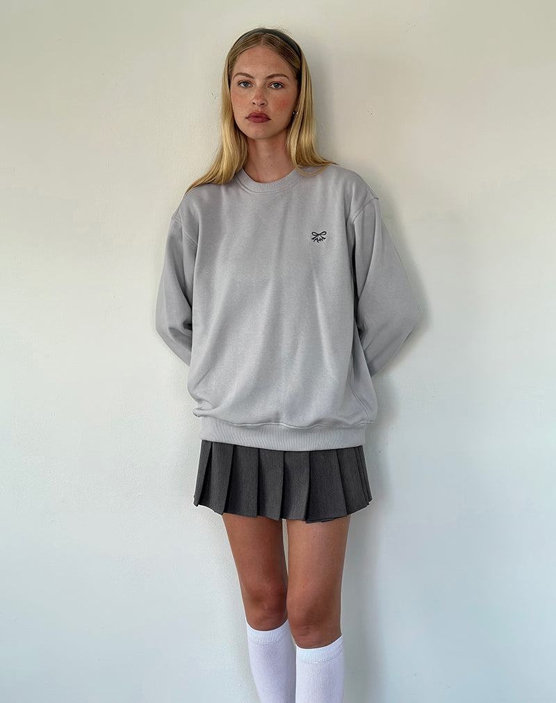 Women's Motel Rocks Tillie Sweatshirt Hoodie Grey | MQO5384NQ