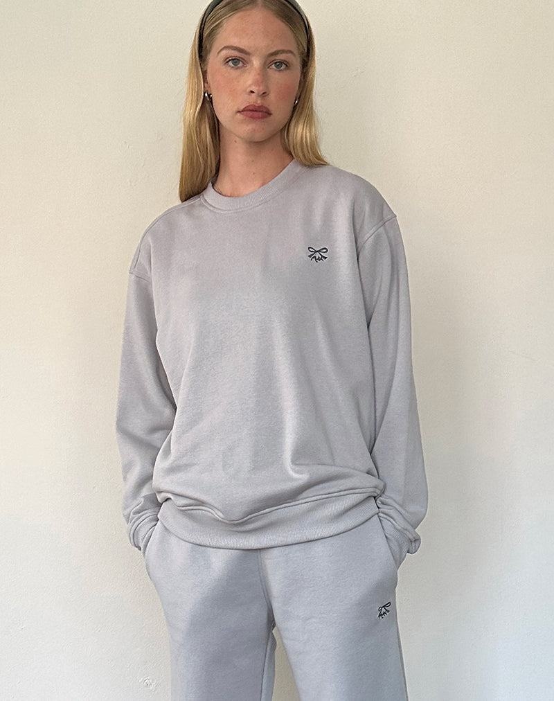 Women's Motel Rocks Tillie Sweatshirt Hoodie Grey | MQO5384NQ