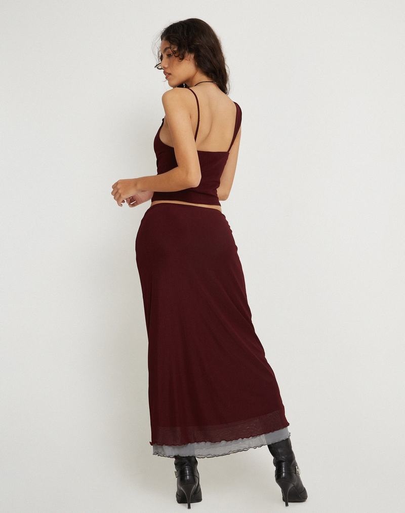 Women's Motel Rocks Tresha Maxi Skirts Red | XCS6670EA