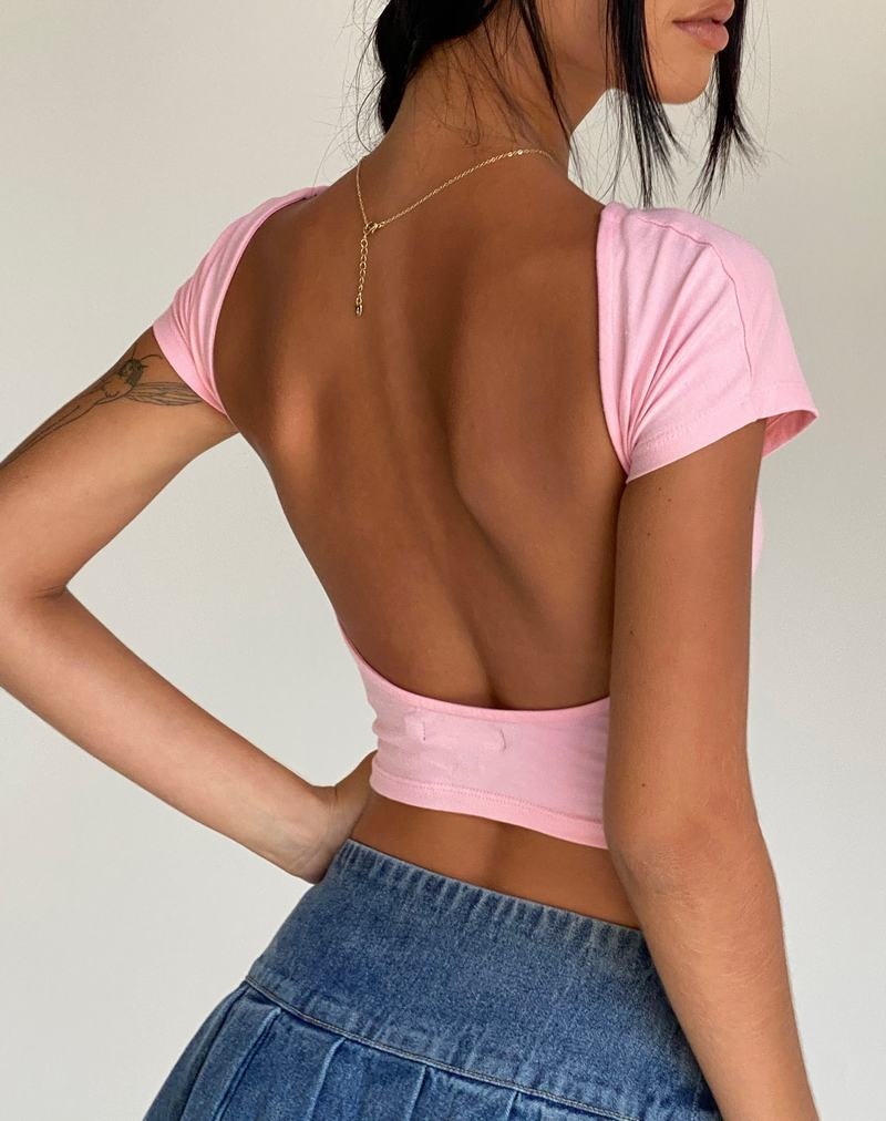 Women's Motel Rocks Xiwang Cropped Tops Pink | ARG9784SK